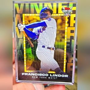 2023 topps home run challenge winning Francisco lindor numbered card 61-249